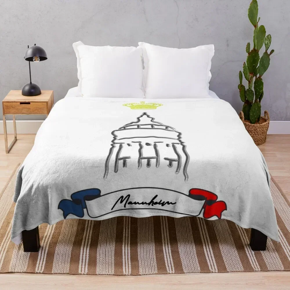 Mannheim water tower Throw Blanket