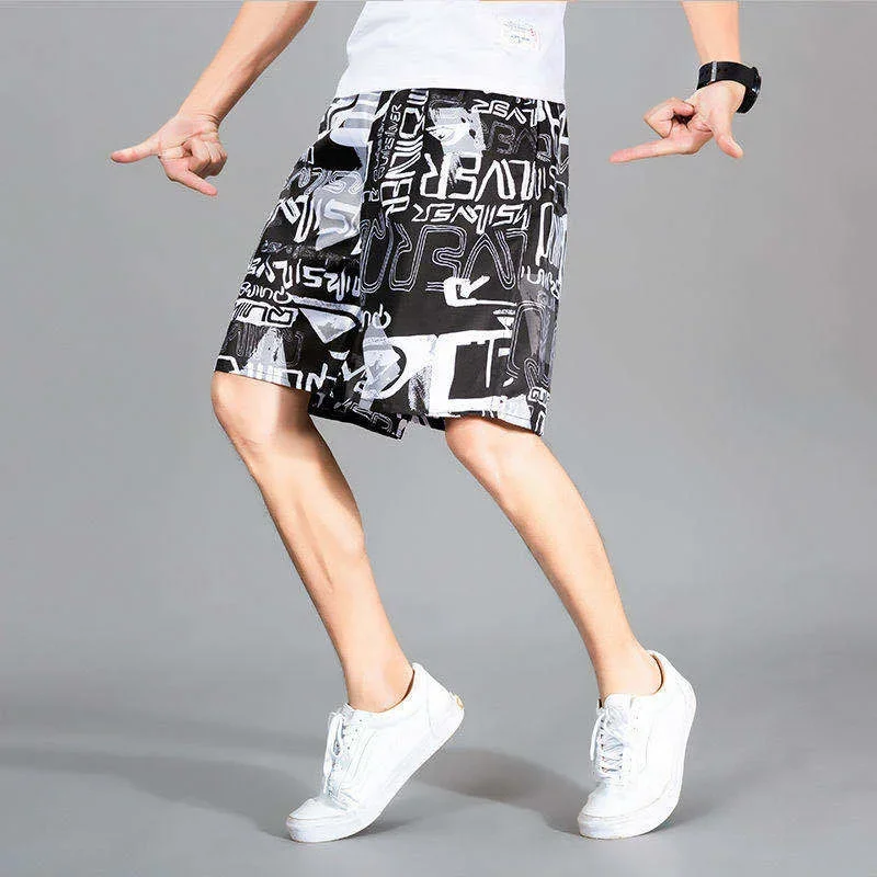 Summer Style 2022 Men Shorts Beach Short Breathable Quick Dry Loose Casual Hawaii Printing Shorts Man size XL~5XL