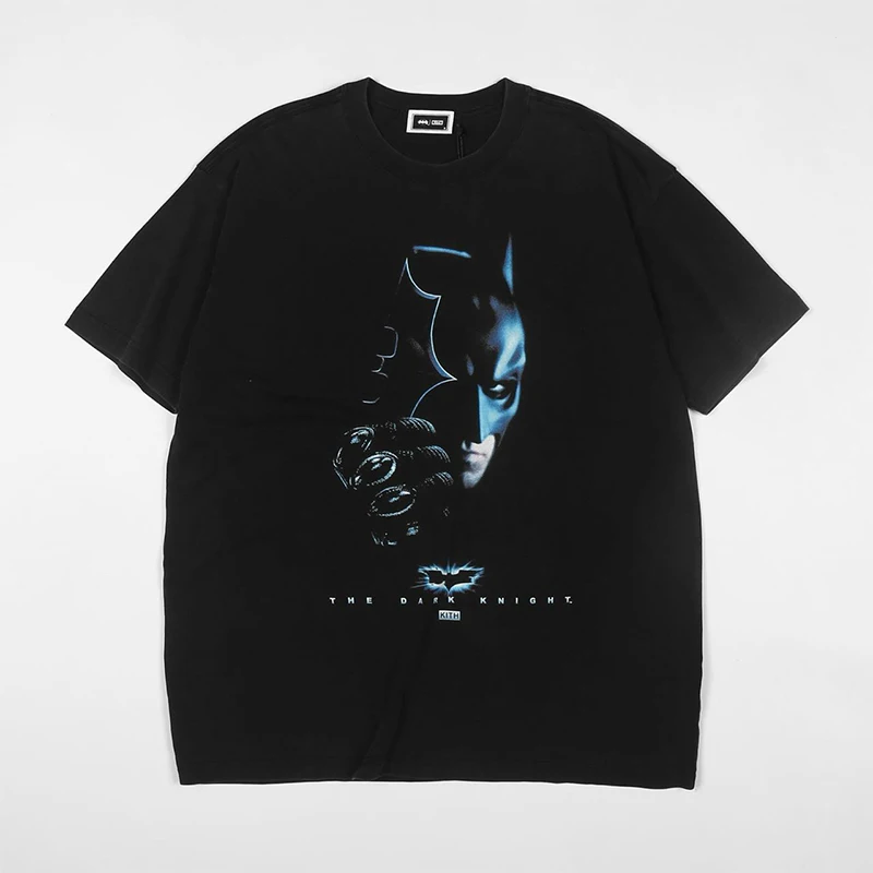 

KITH X BAAN k Knight T-irt Baan Collaborative Print ort Sve Men's T-irt Youthful Summer Casual Faion
