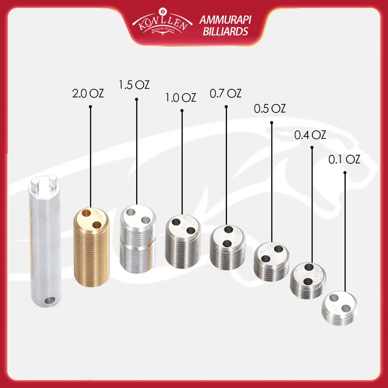 PREDATOR Z2 3142 Billiards 8 Pcs Weight Bolt Pool Cue Weight Bolt Adjustable Weight Iron Wrench Screw Tool Billiard Accessories