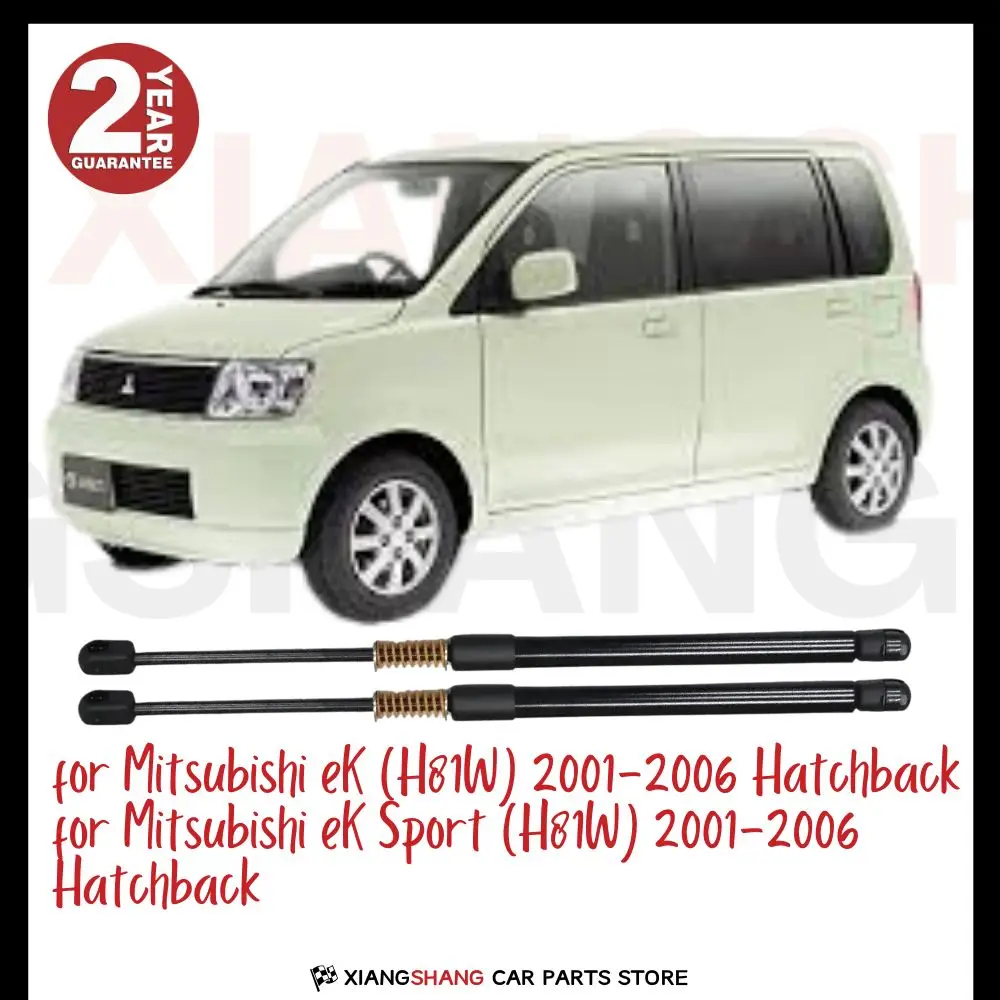 

2pcs Rear Tailgate Damper for Mitsubishi eK (H81W) 2001-2006 Hatchback Tailgate WITH SPRING Trunk Boot Gas Charged Gas Struts