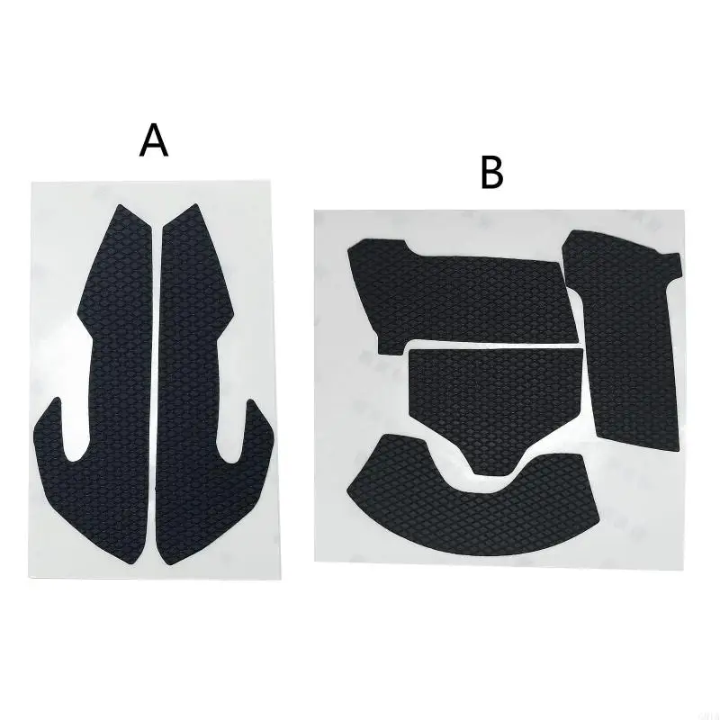 G8TA DIY Tikus Kulit Skates Stiker Sisi Sisi Keringat Tahan Silikon Pita Pegang Pita untuk Mouse 1 Set