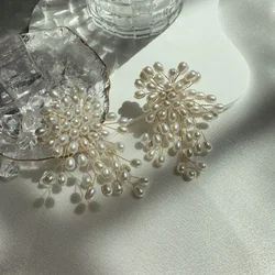 White Imitation Pearl Beads Earrings For Women Wedding Earring Romantic Eardrop 2024 New Design Jewellry Accessories