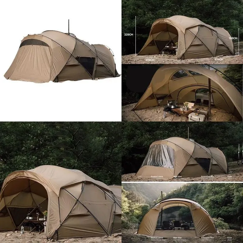 Outdoor Oversized Family Camping Tent Weatherproof Large Shelter