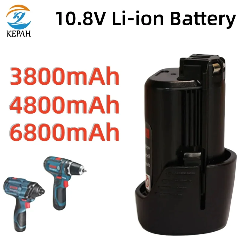 10.8V 12V Li-ion Rechargeable Battery And Charger Replaceabl