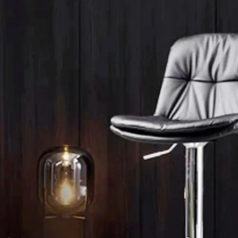 

Dining Bar Chairs Metal Balcony Backrest Waterproof Retro Industrial Counter Height Chairs Taburetes Altos De Cocina Furniture