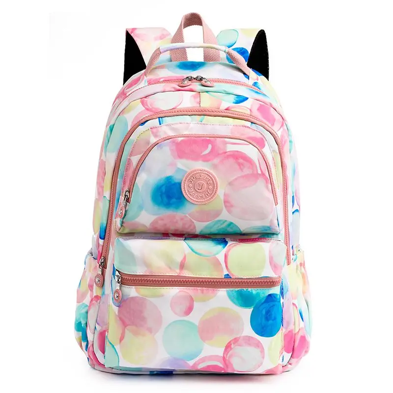 2023 Oxford Cloth Printed Women Travel Bag Fashionable Large Capacity Simple Backpack Large Hiking Backpack Student Schoolbag