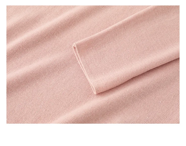 Birdtree, 2.6%Silk 3%Cashmere 2.7%Wool Elegant Sweater, Women Turtleneck Slim, Bottom Warm Knitwear, 2024 Autumn Winter T48192QC