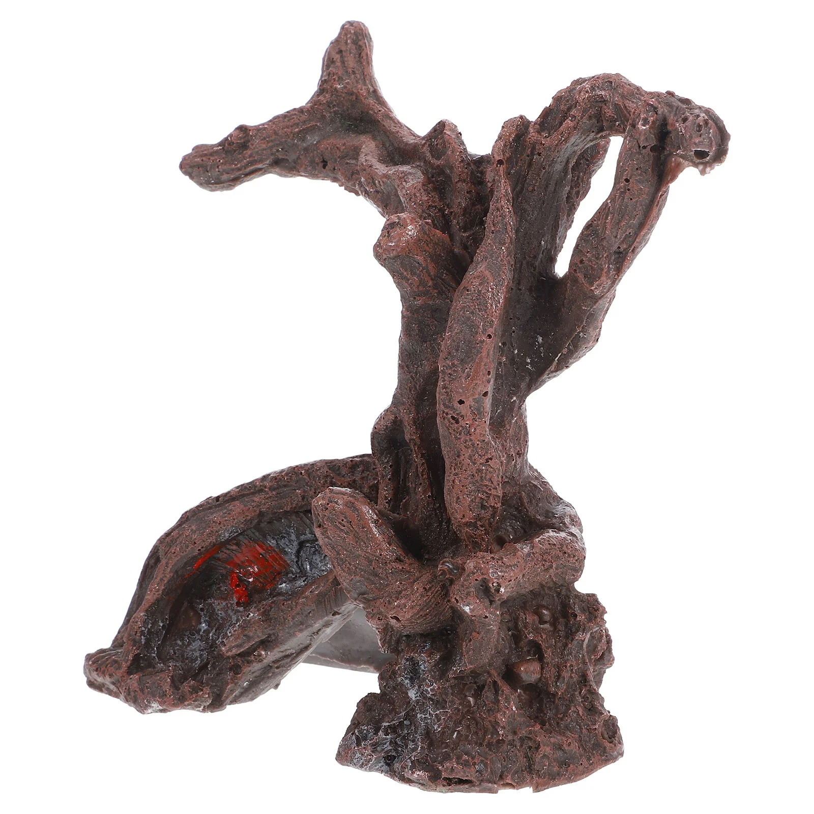 

Fish Tank Simulation Tree Roots Aquarium Decorations Hermit Crab Habitat Crawl Resin Enclosure