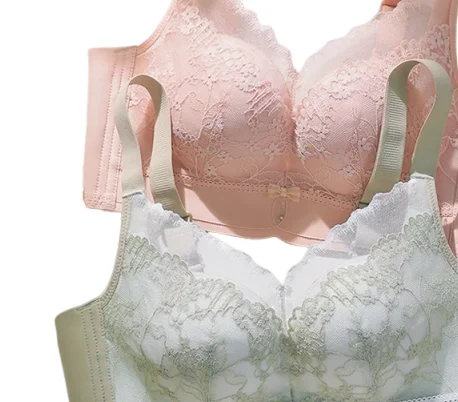

34-40AB Wire-Free Comfort Bras for Daily Use Skin-Friendly High-Support Side Coverage Push-Up Bras Breathable AdjustableKUCLUT