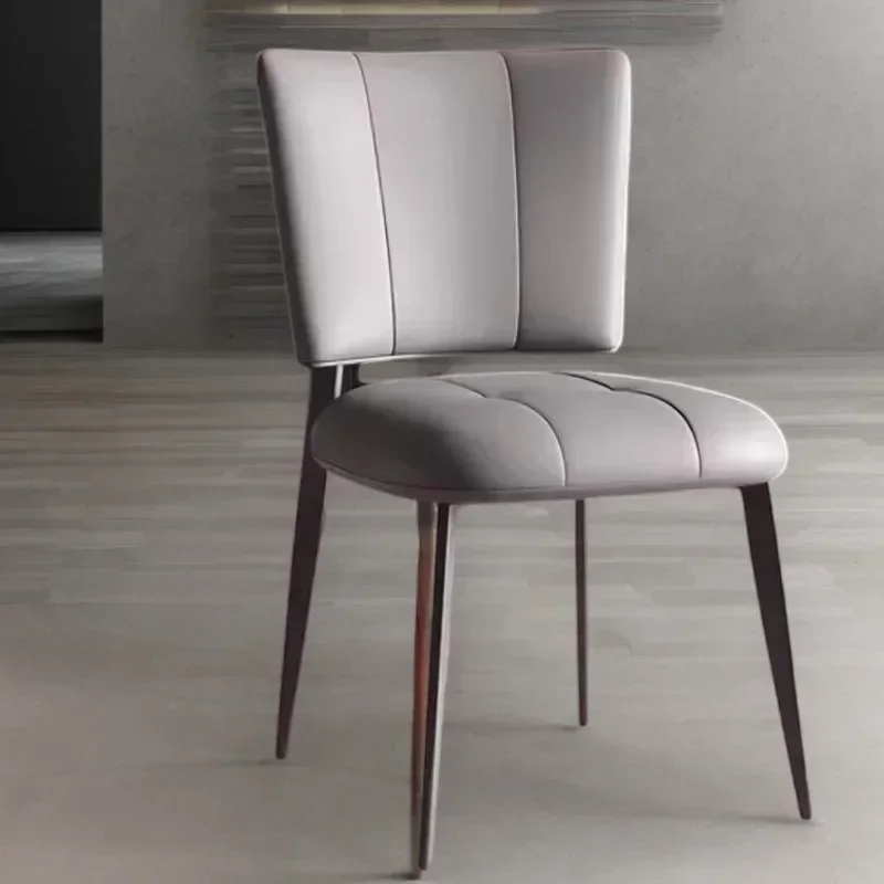 Luxury Dining Chairs Leather 6 Chairs Nordic Dining Room Furniture Modern Long Room Cadeiras Sedie Luxury Comedor Living