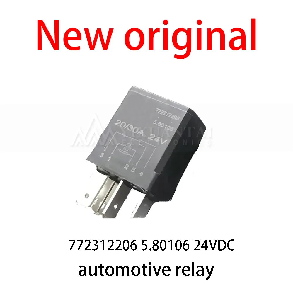 10 шт./лот, новое оригинальное автомобильное реле 772312206 5.80106 24VDC