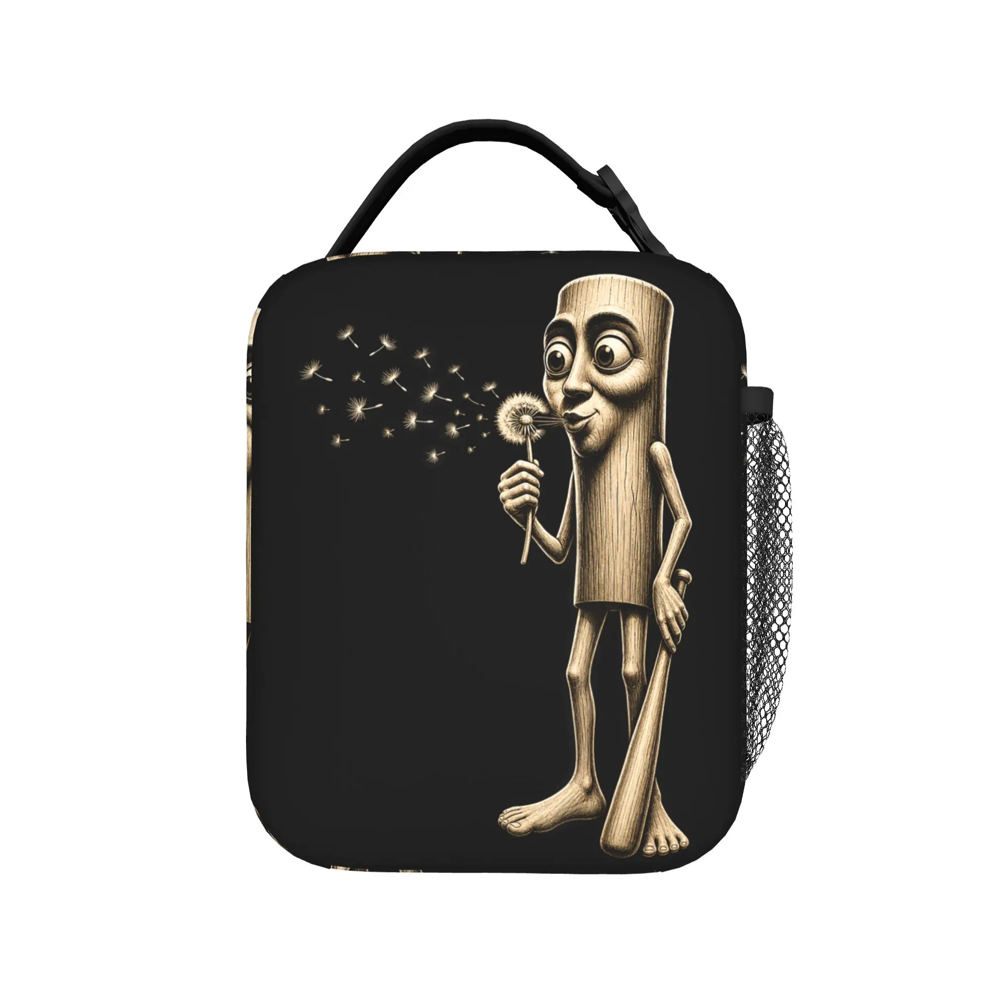 Tung Sahur Blowing Dandelion Wishes Funny Meme Brainrot Lunch Bag Office Lunch Box For Child Casual Designer Tote Food Bags