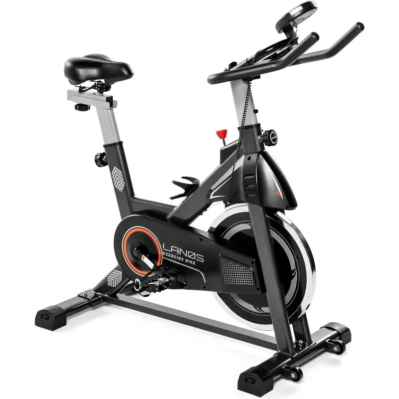 

Lanos Exercise,Stationary for Indoor Cycling,The Perfect Exercise Bikes for Home Gym | Indoor Exercise Bike for Men and Women