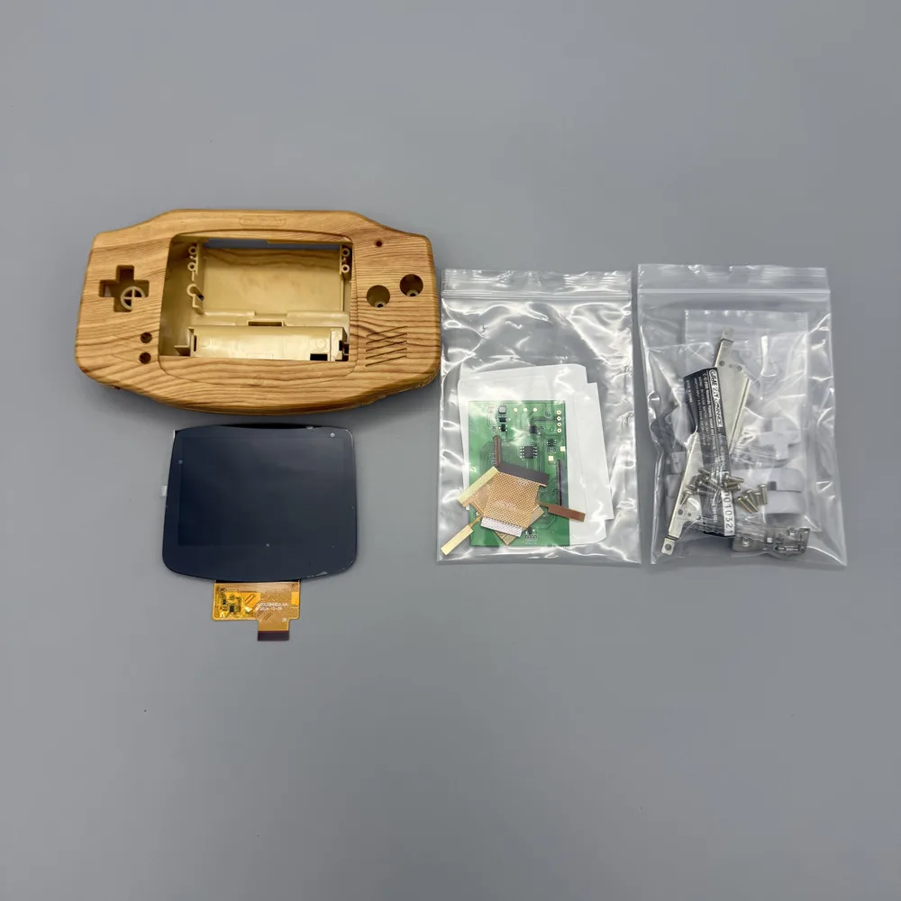 

2025 3.0 inches Laminated GBA IPS LCD with special Wood color shell