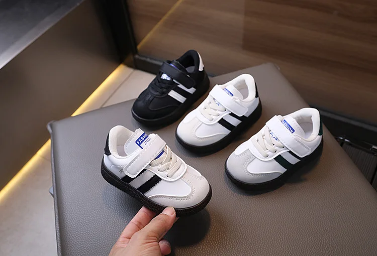 Kindersneaker für Babys, Jungen Sportschuhe, Kleinkinder Babyschuhe mit weicher Sohle, Erste Schritte Schuhe für Mädchen, Freizeitschuhe mit Klettverschluss, Outdoor-Schuhe, Neu – Detail 3