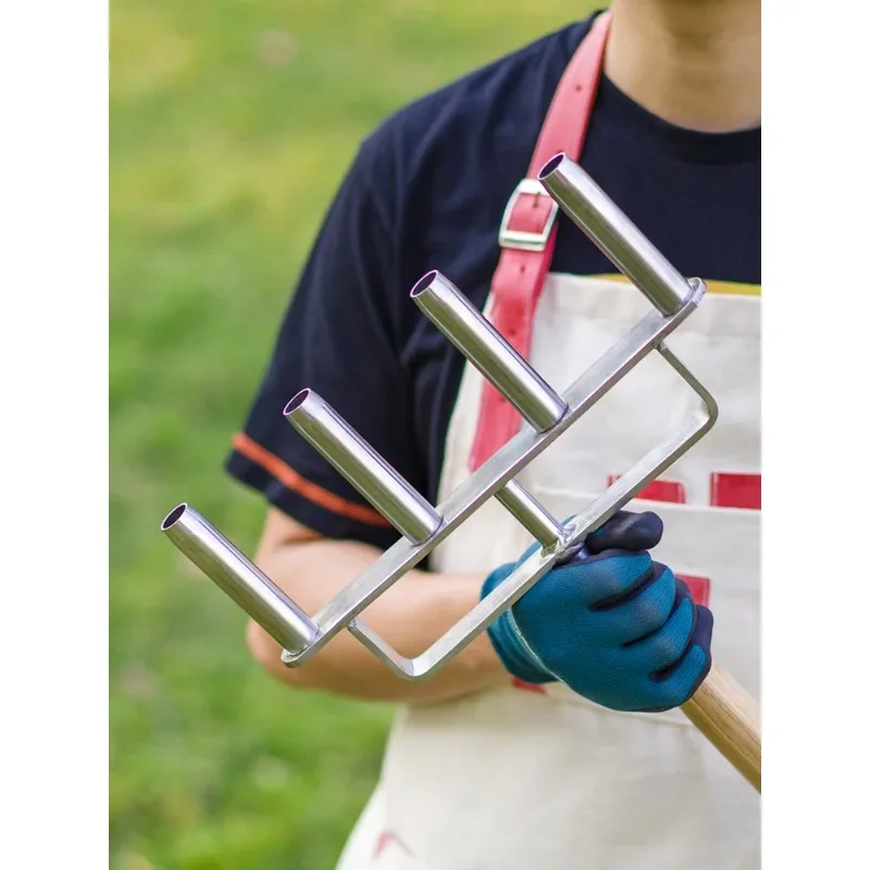 Soil scarifier lawn soil scarifier rake punching instead of spikes UK bb gardening fertilization breathable