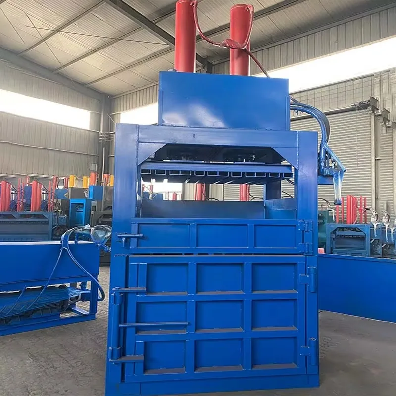 Customized 10 20 Ton Vertical Hydraulic Cotton Bale Press Machine/used Clothing Baling Machine/carton Compress Baler Machine