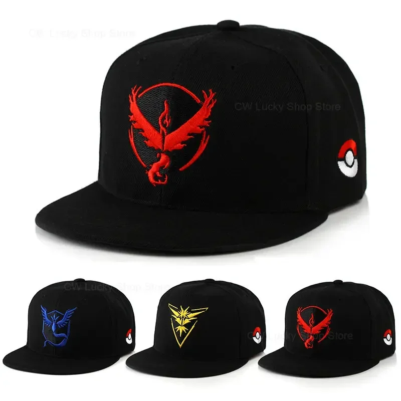 Pokemon Moltres Baseball Cap Adjustable Casual Embroidered Cotton Sun Hats Men Women Outdoor Visor Hats Fashion Hip Hop Hat