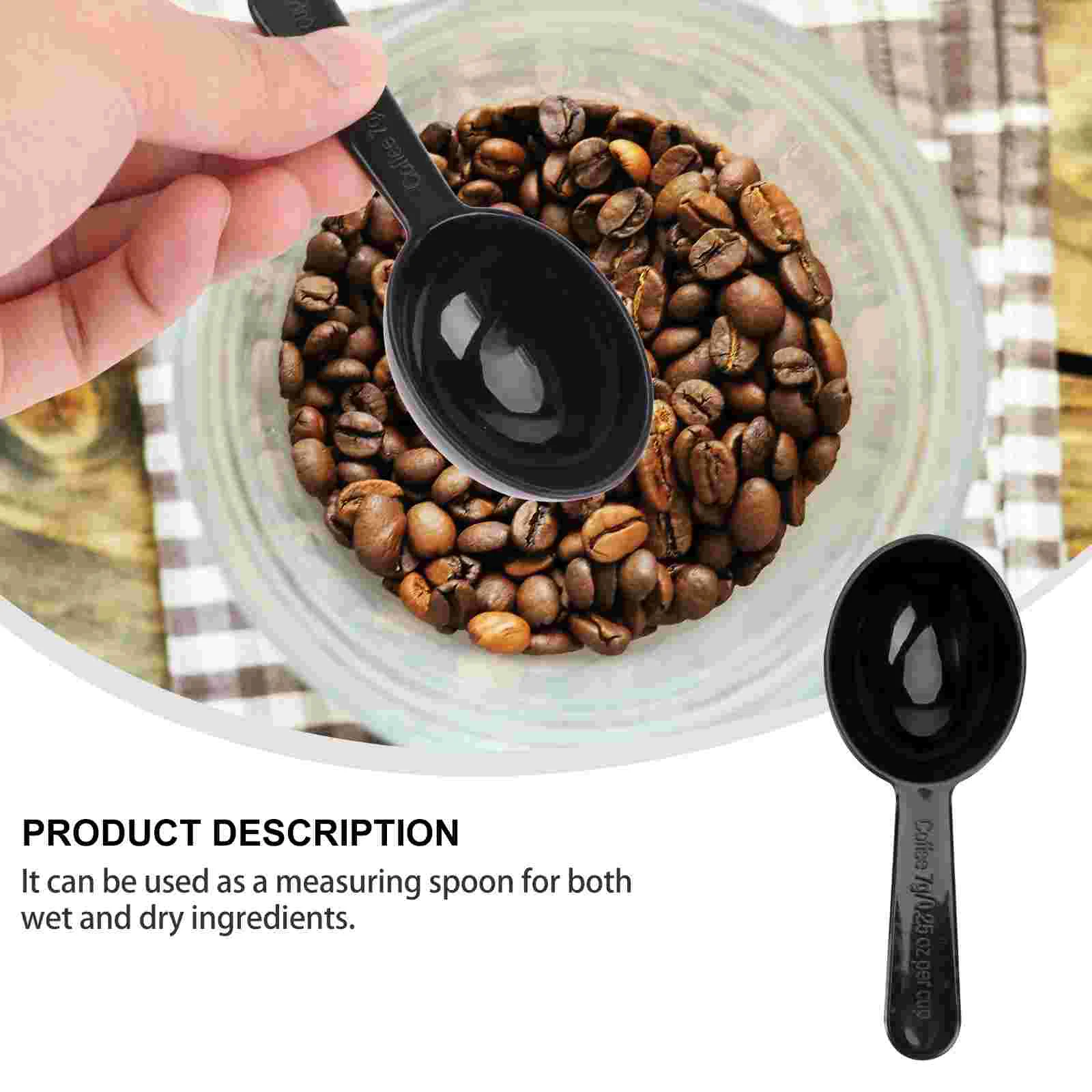 5 Pcs Milk Powser Spoons Coffee Bean Measuring Tablespoons Kitchen Cooking Tool Cups Teaspoons Set