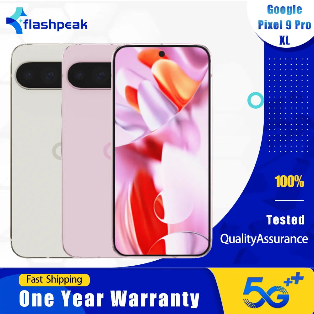 Original Google Pixel 9 Pro XL 5G teléfono móvil eSIM NFC 128GB/256GB 120Hz 6,8 ''50MP + 48MP + 42MP Tensor G4 octa-core SmartPhone