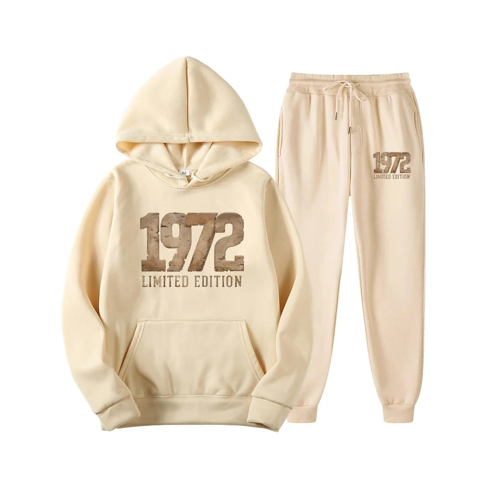

2025 Autumn Men Digital Printing Tracksuit 2 Pieces Sets Hooded Sweatshirt +Drawstring Pants Male Hoodies Running Sportswear Men