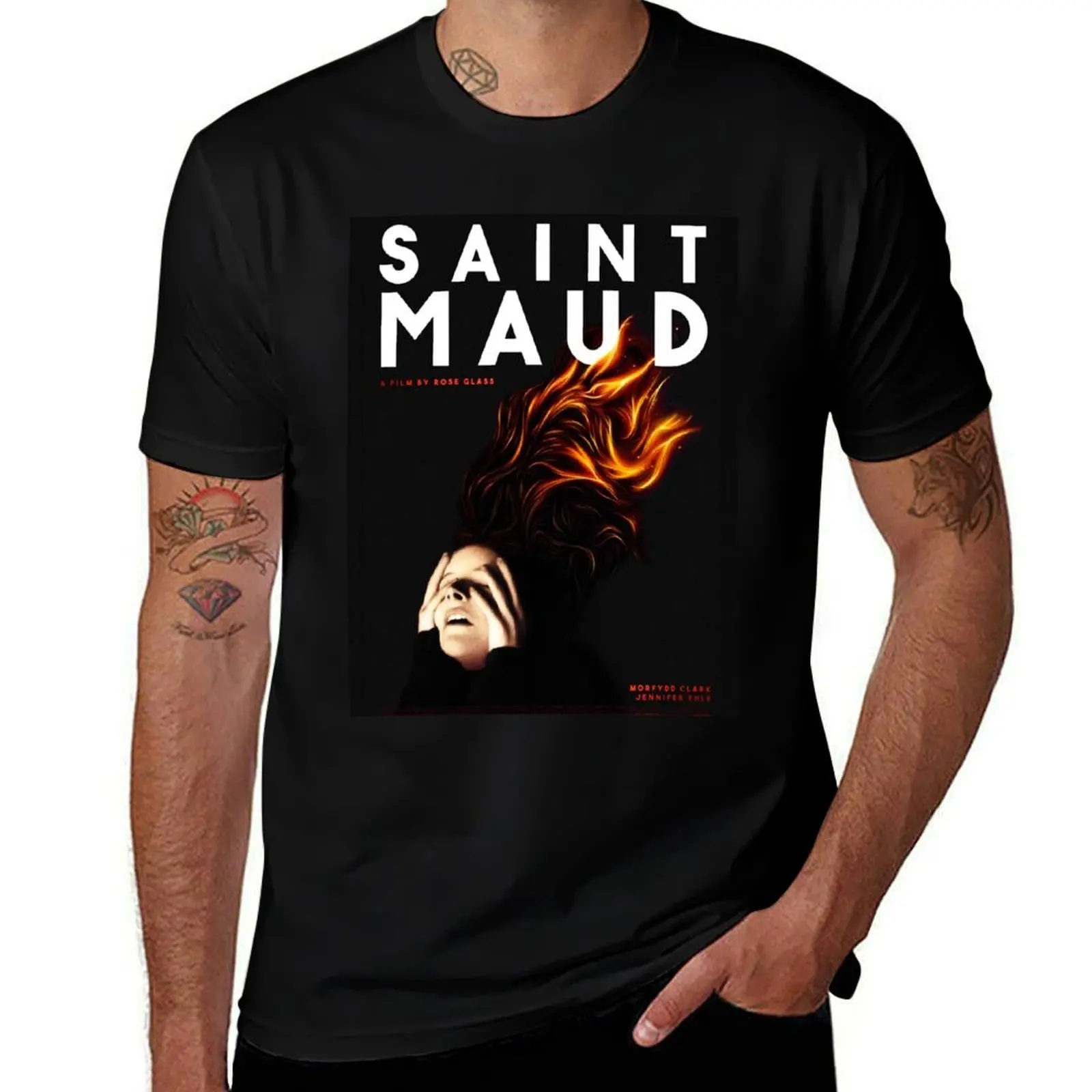 

Saint Maud Poster - A24 T-Shirt cotton man t-shirts Short sleeve tee plus size clothes topping mens fashion