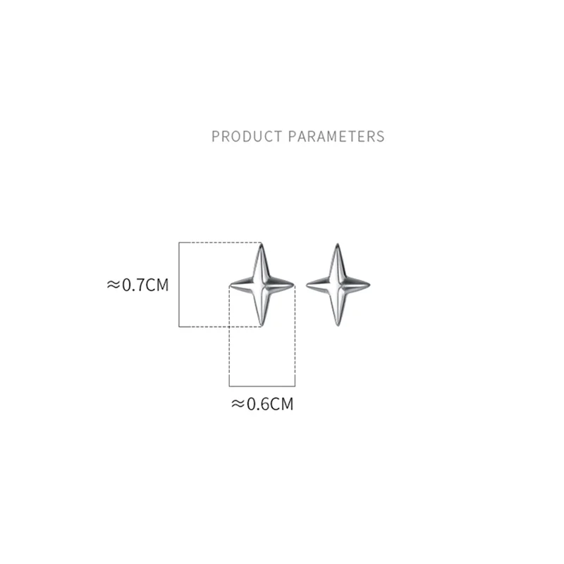 KAMIRA-Mini pendientes minimalistas de Plata de Ley 925 para mujer, Piercing de hueso de oreja, joyería fina para fiesta