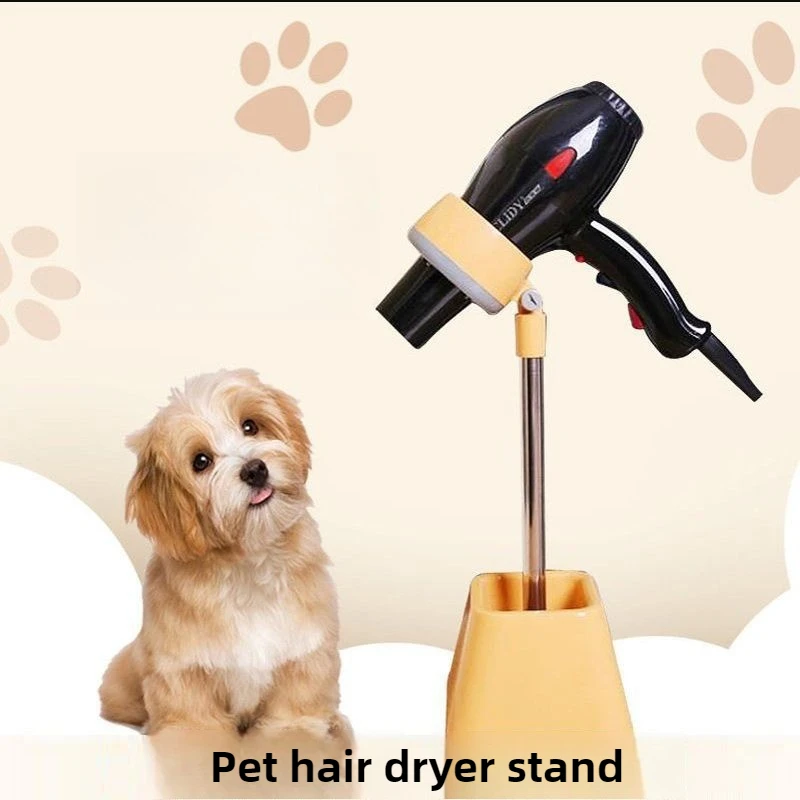 pet-hair-dryer-stand-180-degree-rotatable-grooming-table-trimming-hairdressing-fixed-frame-dog-bathing-blowing-drying-products