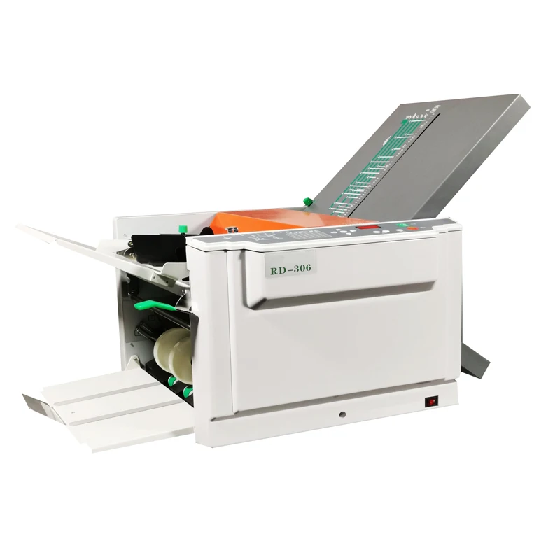 

A3 Size Full Automatic Paper Folding Machine RD306 Can Fold Coated Paper with Motor and Gear Core Components
