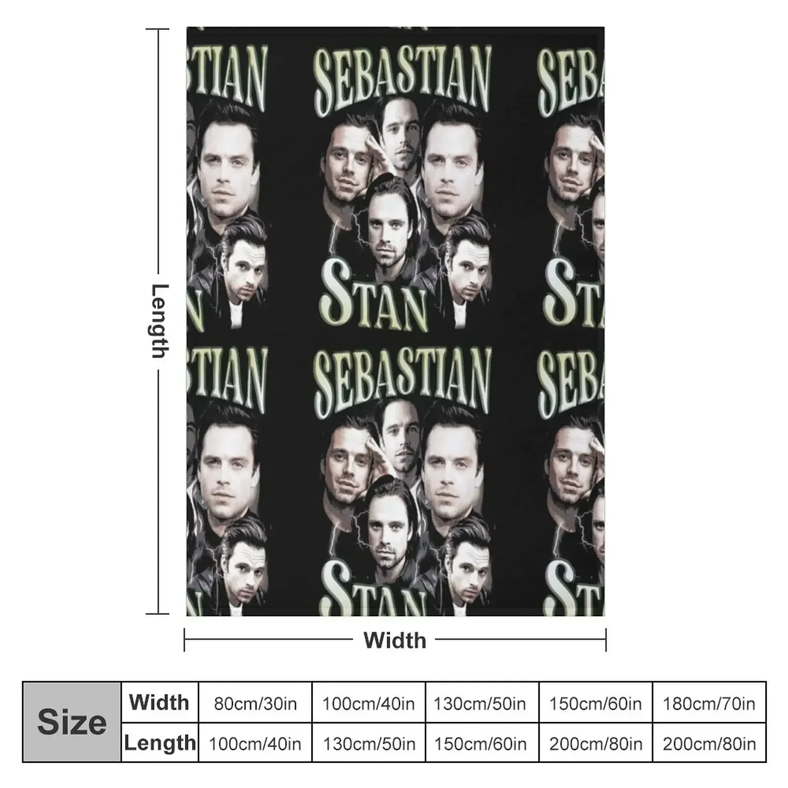 Sebastian Stan Blankets | sebastian stan 2021 Stickers | sebastian stan father Blanket Throw Blanket Fashion Sofas Blankets