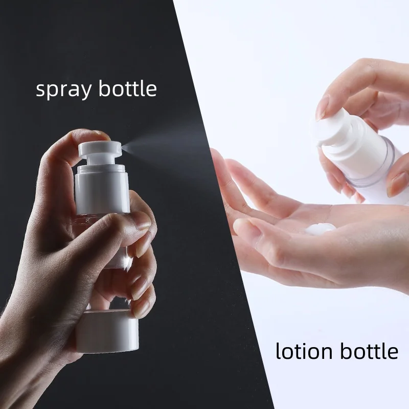 15/30/50/80/100ml AS Vacuum Lotion Spray Bottle Travel Portable Refillable Bottles Liquid Foundation  Cosmetics Tool Wholesale