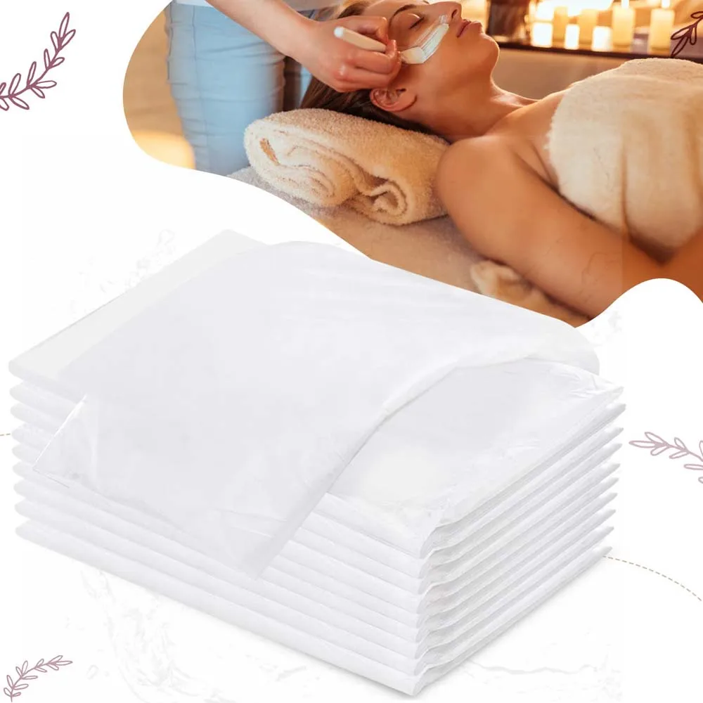 Imagem -02 - Lençóis Descartáveis para Salão de Beleza Finos e Não Tecidos Respirável Hotel Spa 20 Pcs Lot