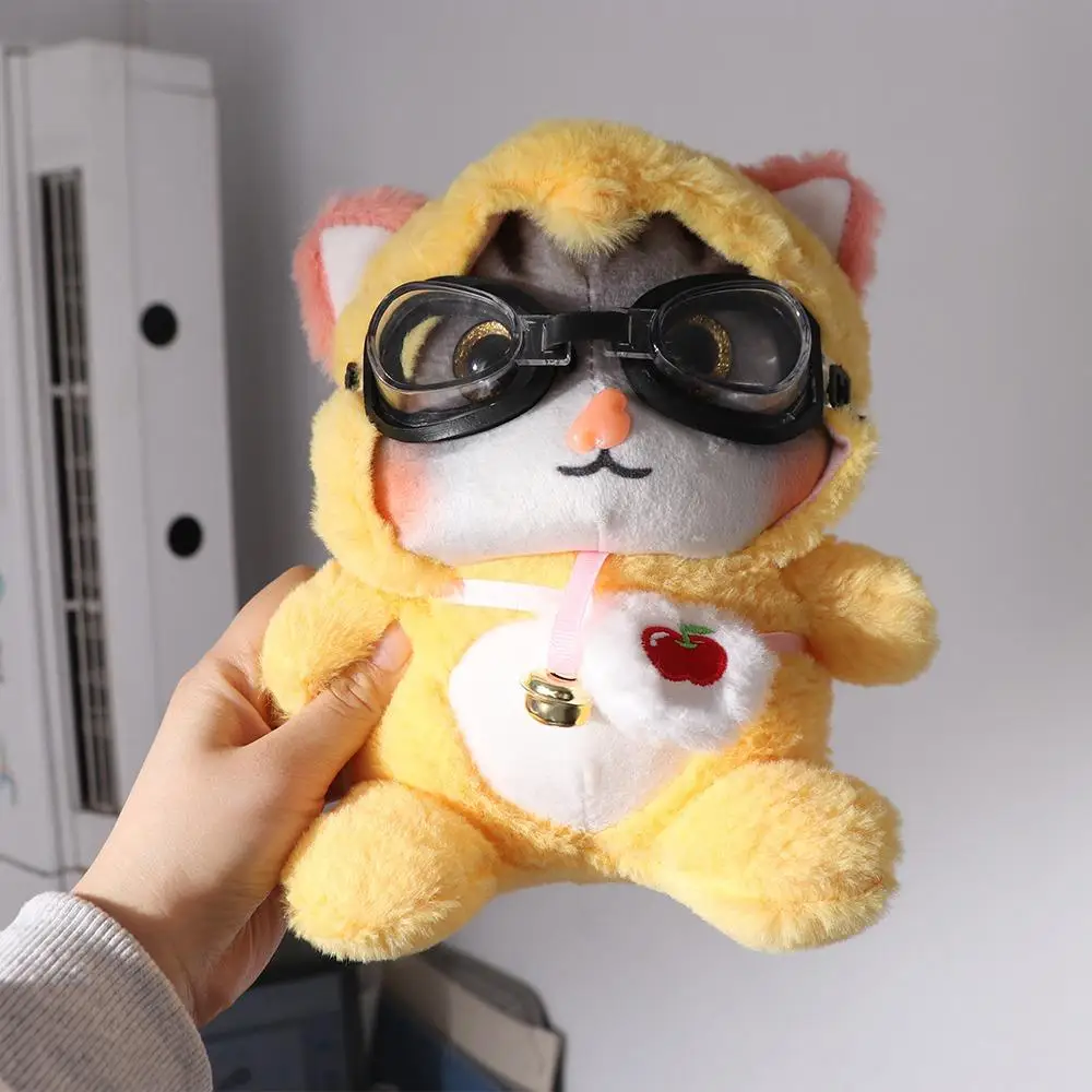 小さな水中ゴーグル ドールハウス小道具 ミニチュア コットン人形アクセサリー 人形ゴーグル 水泳メガネ ままごと