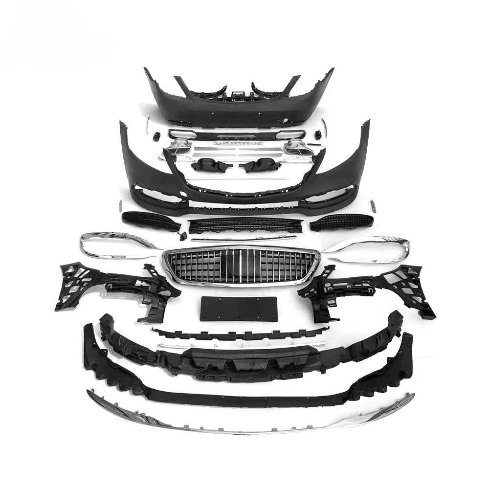 

For High Quality PP Bodykit for S Class W222 MBH S680 Style Body Kit 2014~2020Y Full Set Facelift Upgrade Body Set Car Bumper