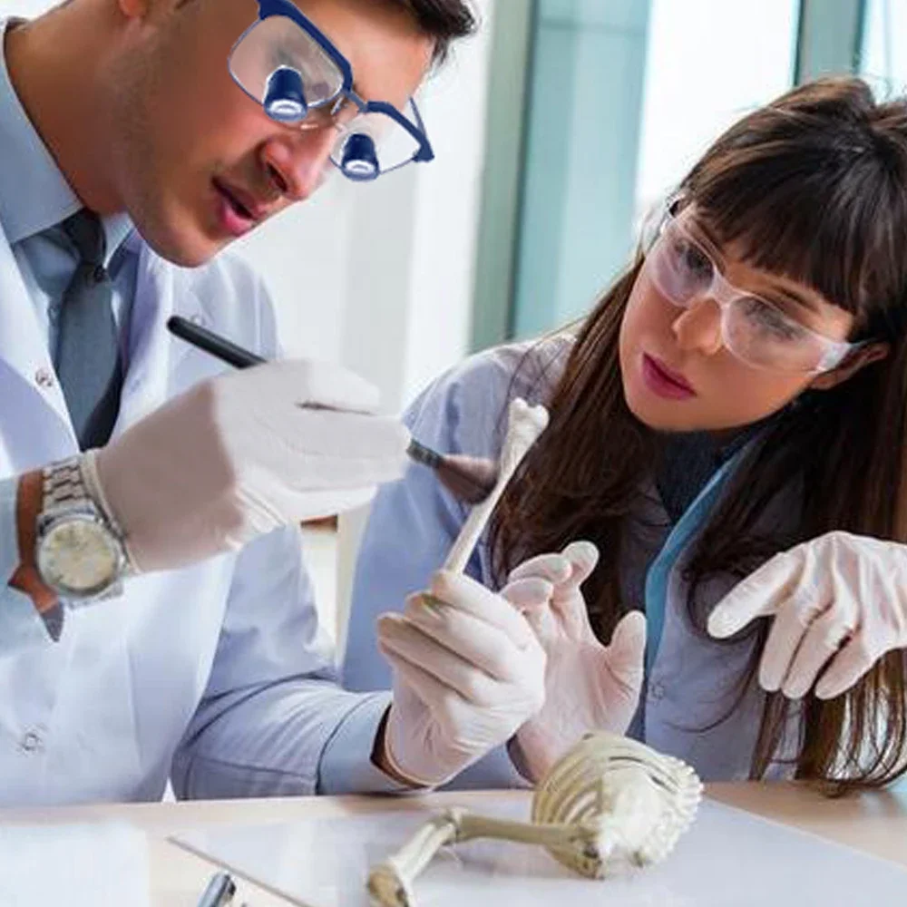 Safebond 2,5x TTL lupa lornetkowa ultralekkie dentysty chirurgia medyczna lupy wykonane trwałe metalowe plastikowe ręczne zasilanie elektryczne