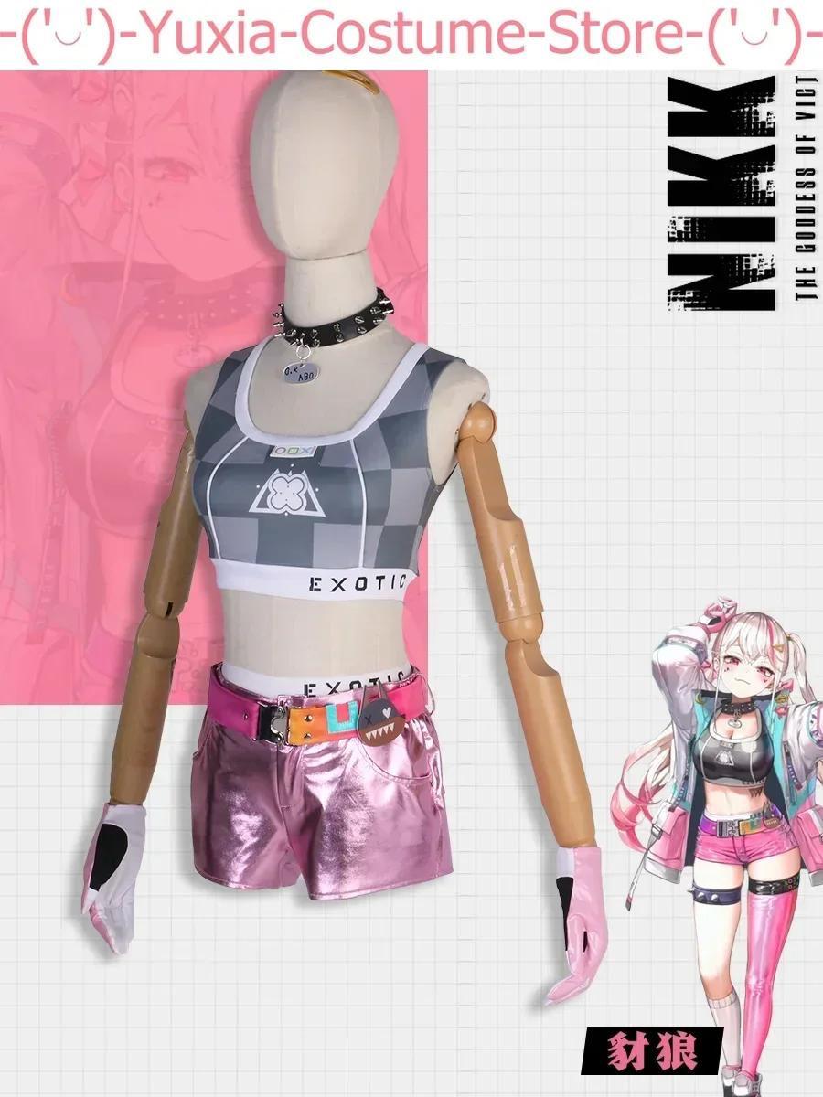 Goddess Of Victory: Nikke Jackal Cute Lori Women Cosplay Costume Cos Game Anime Party Uniform Hallowen Play Role Clothes