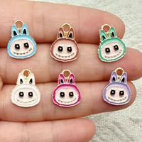 10pcs Cartoon Anime Charm for Jewelry Making Enamel Necklace Earring Bracelet Pendant diy Accessories Alloy Metal