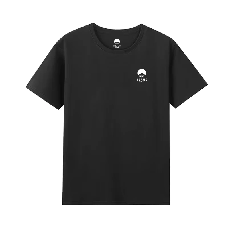 2026 New Summer Limited Edition Loose Couple Short Sleeve T-Shirt, Japan Fuji Mountain Embroidered O-Neck Tee for Men Women