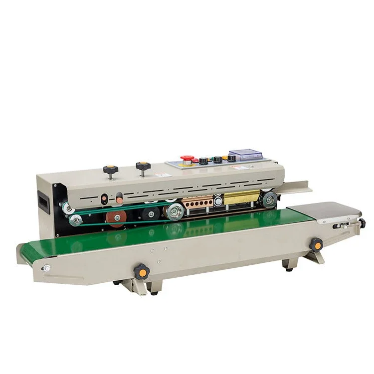 Premium Industrial High Speed Solid Ink Continuous Band Sealer Plastic Bag Thermoplastic Sealing Machine