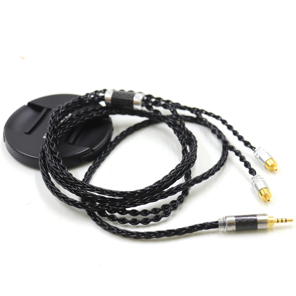 8 코어 BlackJelly 대만 7N Litz 이어 버드 업그레이드 케이블, Sony IER-M7 M9 Z1R 헤드폰 이어폰