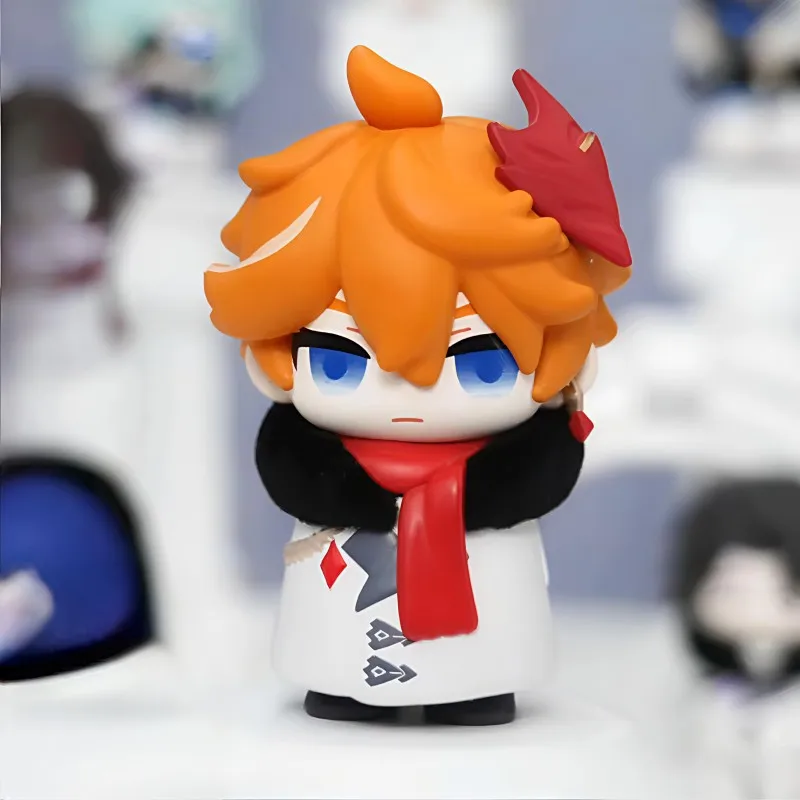 حقيقية Genshin Heydolls Fatui Harbingers Q نسخة سلسلة صندوق أعمى دمية صغيرة جمع سطح المكتب زخرفة موضة الاتجاه هدية #4