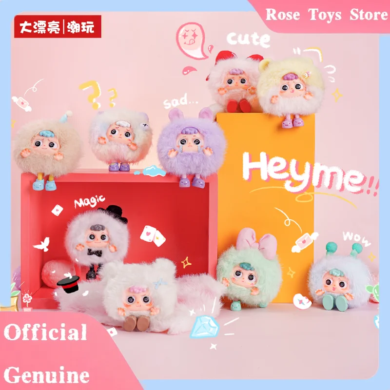 

Подлинная детская три слепая коробка Heyme Dear Little Devil, виниловая загадочная коробка Kawaii Heyme, украшение для кукол, сумка для девочек, подвеска, игрушка в подарок