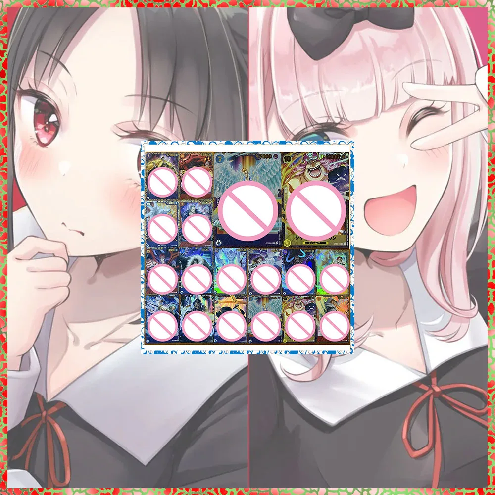 9PC/Set Collectibles Card DIY ACG One Piece Anime Charlotte Linlin Dracule Mihawk Games Toys Festivals Birthday Gifts