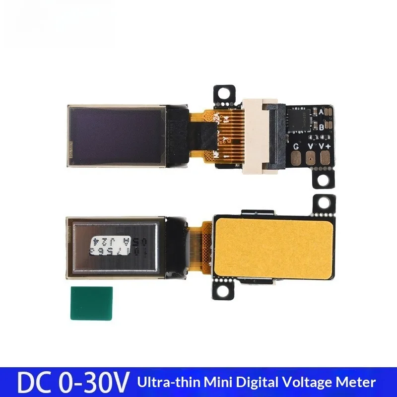 DC 0-30V Ultra-thin Mini Digital Voltmeter 0.5 Inch OLED Display Digital Voltmeter Voltage Display