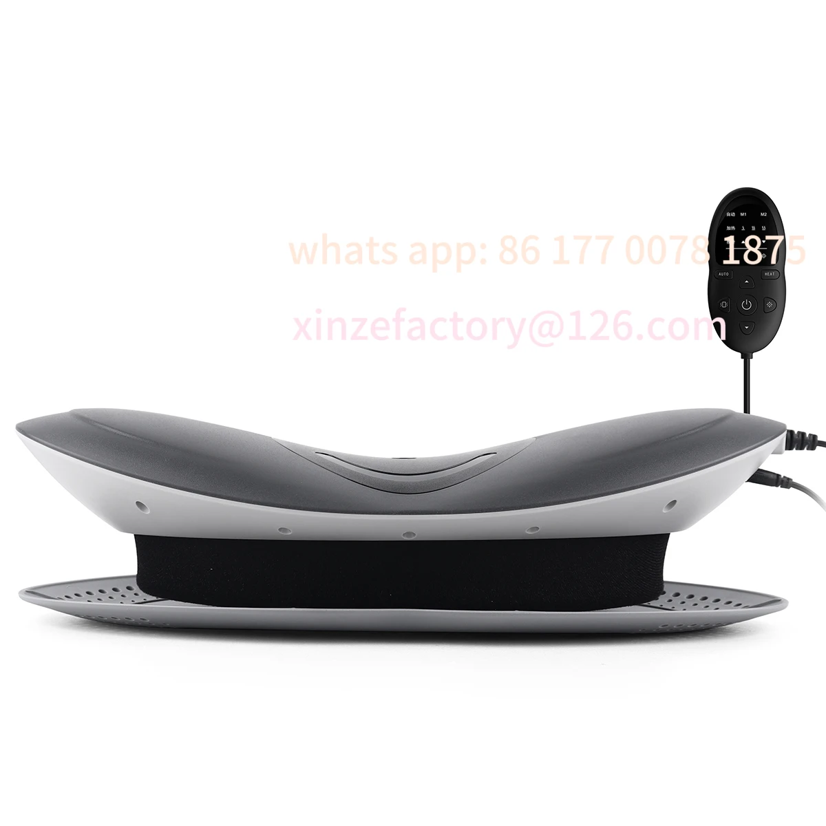 Customizable Electric Lumbar Traction Device 3 Color Spectra Vibration Waist Massager Waist Spine Support Back Massage Machine