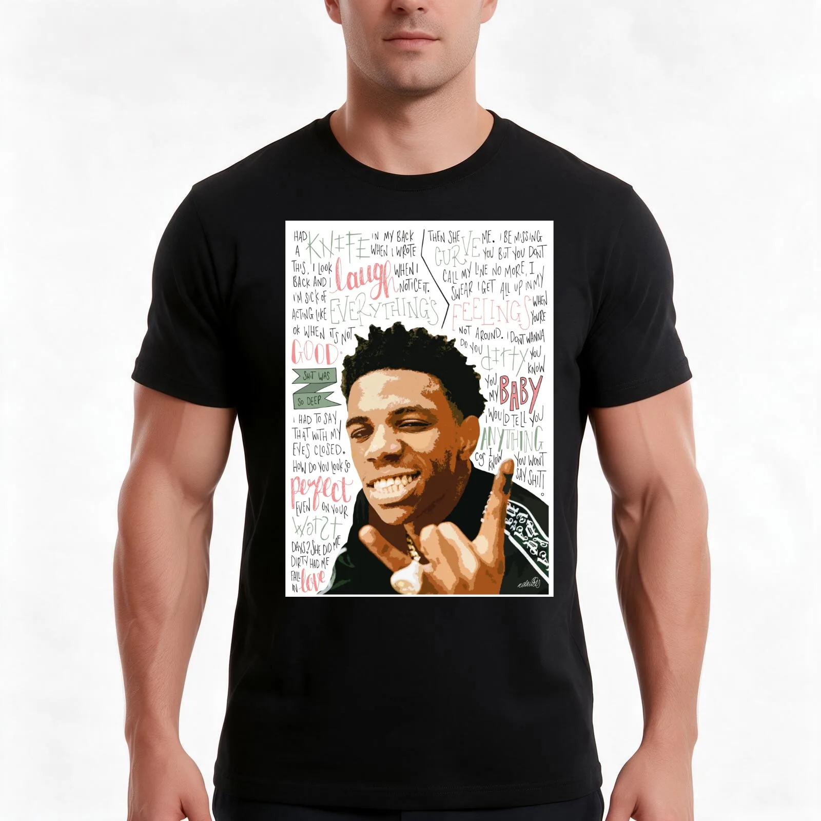 A Boogie wit da Hoodie T-Shirt Summer Casual Cotton Tee Oversized Streetwear Tops Vintage Graphic Print Unisex Men Women