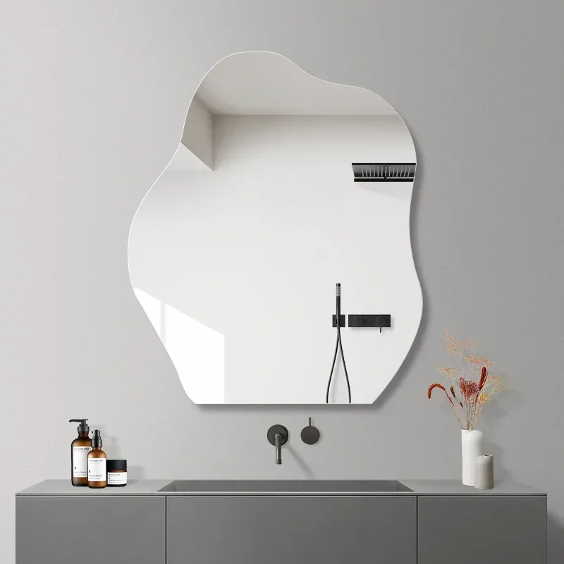 Wall Hanging Bathroom Smart Shower Mirror Make Up Large Irregular Mirror Vanity Modern Espejos Grandes