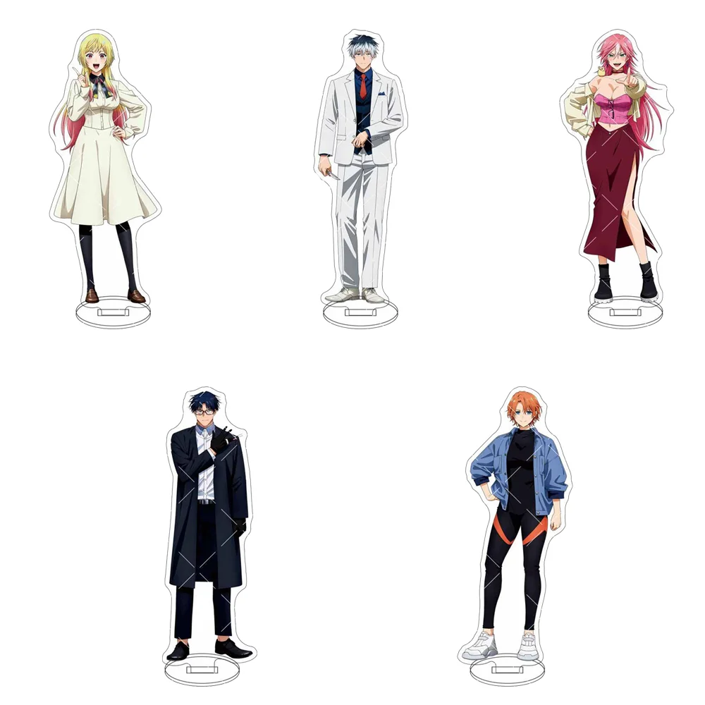 15cm 10PCS New Anime Marriage Toxin Keychain Acrylic Stand Model Figure Character Gifts Decoration Accesorios Goods