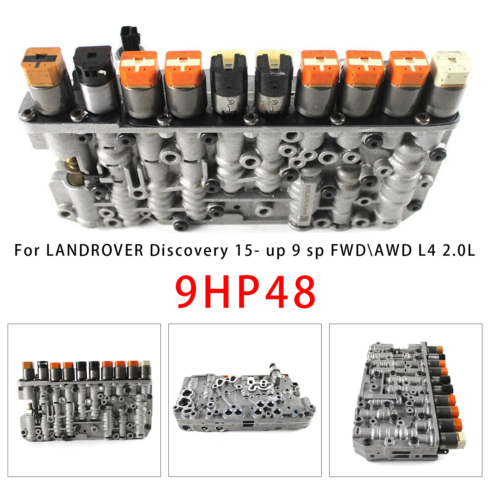Artudatech 9HP48 Transmission Valve Body  10 Solenoids For LandRover Chrysler Honda 9 Speed Car Accessories